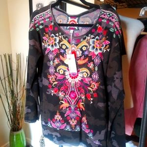 Johnny Was Ioana L/S Thermal. Med